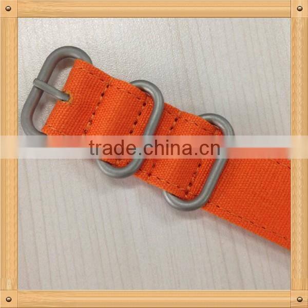 High quality zulu ring 1 piece canvas wrist watch strap