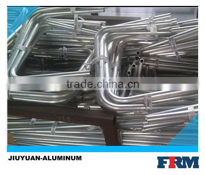 curved aluminum tube
