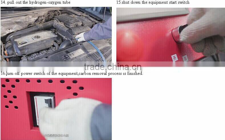 New invention!Let us make everyone's effort for environment protection!LCD car engine carbon cleaning machine SZ-1500