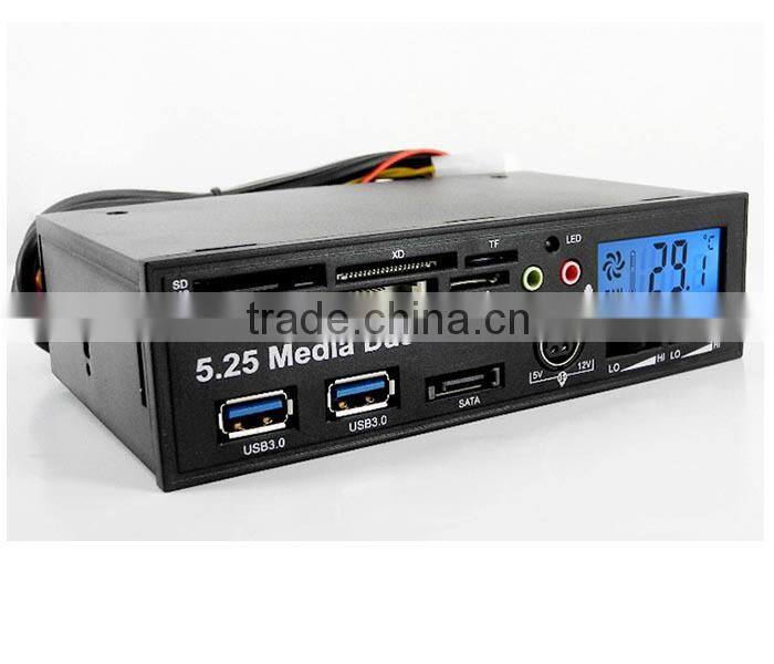 USB3.0 High Speed Media Dashboard Front Panel PC Multi Card Reader SATA