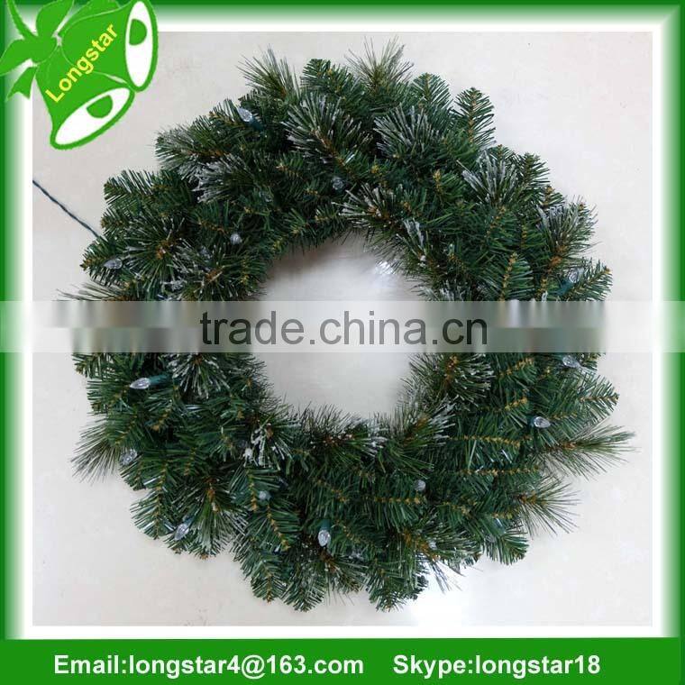 Hot sale plastic christmas garland /Indoor christmas garland