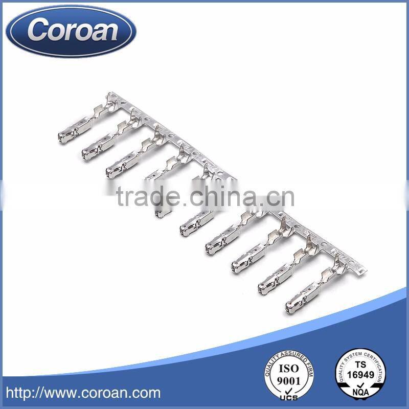 Copper terminal for automotive application connector terminal 1241380-1