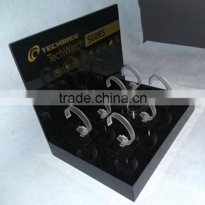 Attactive design high quality custom acrylic watch display stand