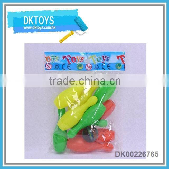 Plastic material bowling ball toys for kids to play