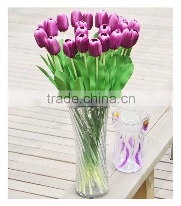 Modern decorative artificial tulip flower,tulip flowers for decoration