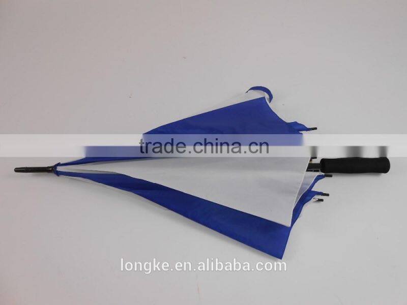 fiberglass shaft comfortable foam handle windproof golf umbrella