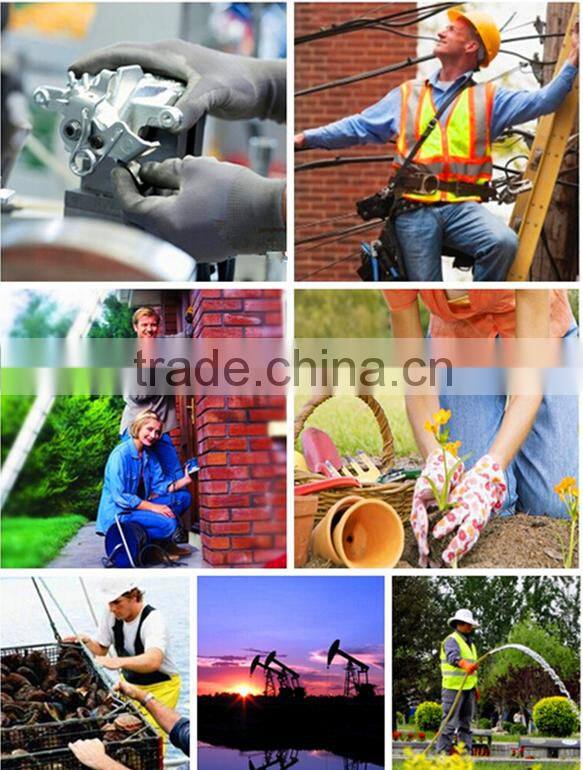 Good quality of the China Rubber Dots Anti-Slip Pvc Glove