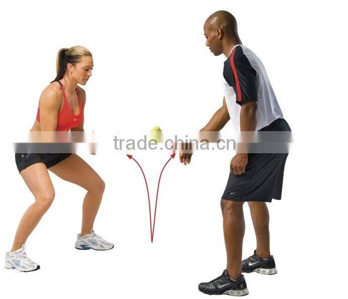 2014 new design 7cm rubber reaction balls for training speed