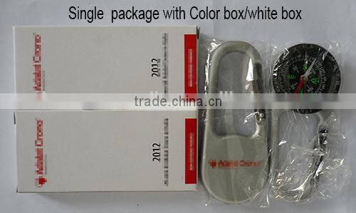Zinc alloy climbing carabiner compass