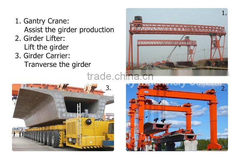Two Rail Girder Bridge Gantry Crane with High Quality, Bridge Erecting Gantry Crane