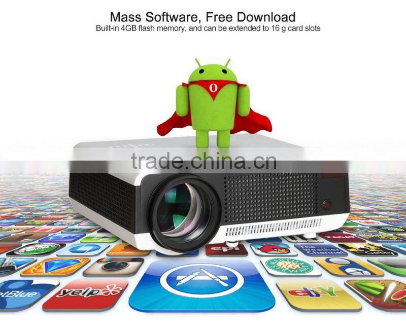 Cheap price HD projector home theater projector support Android WIFI with 3000 Lumens