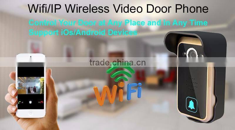 Intelligent video door phone Wifi video doorbell with infrared night vision
