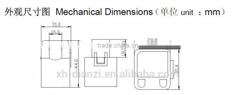 100A 16mm hole diameter split core sensor 100A 33.3mA