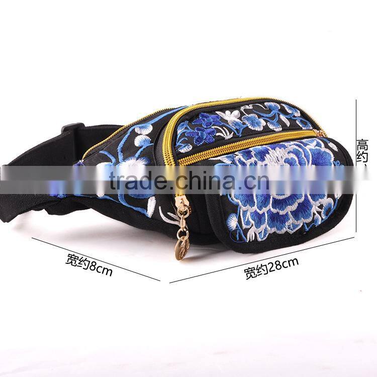 China manufacory hot sale, fashion waist bags cheap women pocket bag shoulder bag