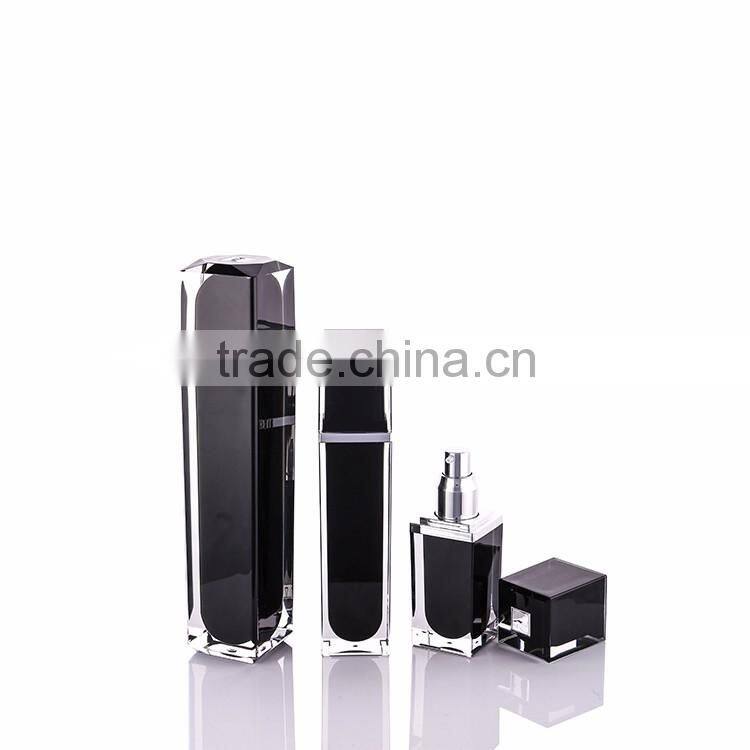China Wholesale Factory Price Beautiful Cosmetic Packaging Fancy Black Perfume Bottle For Man