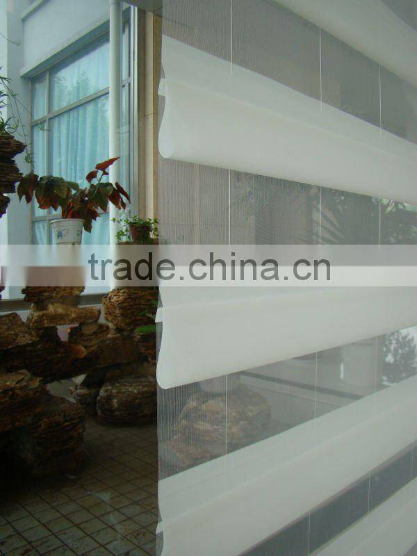 100% polyester Peacock shade fabric