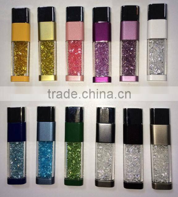 Free shipping SWS0054 diamond pocket mirror&crystal metal ball pen&crystal USB 2.0 flash driver Newest promotional gift sets