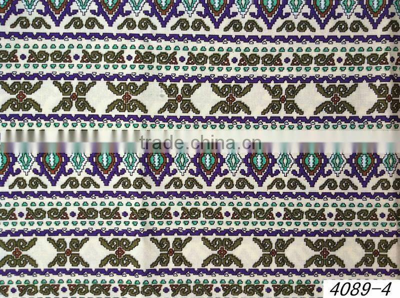 ethnic clothes 100% viscose ethnic fabric prints / ethnic printed rayon fabric