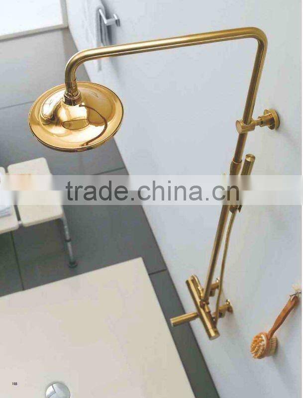 satin gold luxury shower 11/C8228-001G