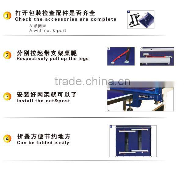 Cheap MDF board ping pong table table tennis table for sale