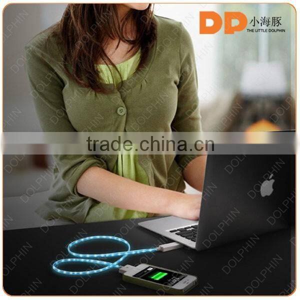 EL flowing usb charging cable charger usb cable for android moble phone