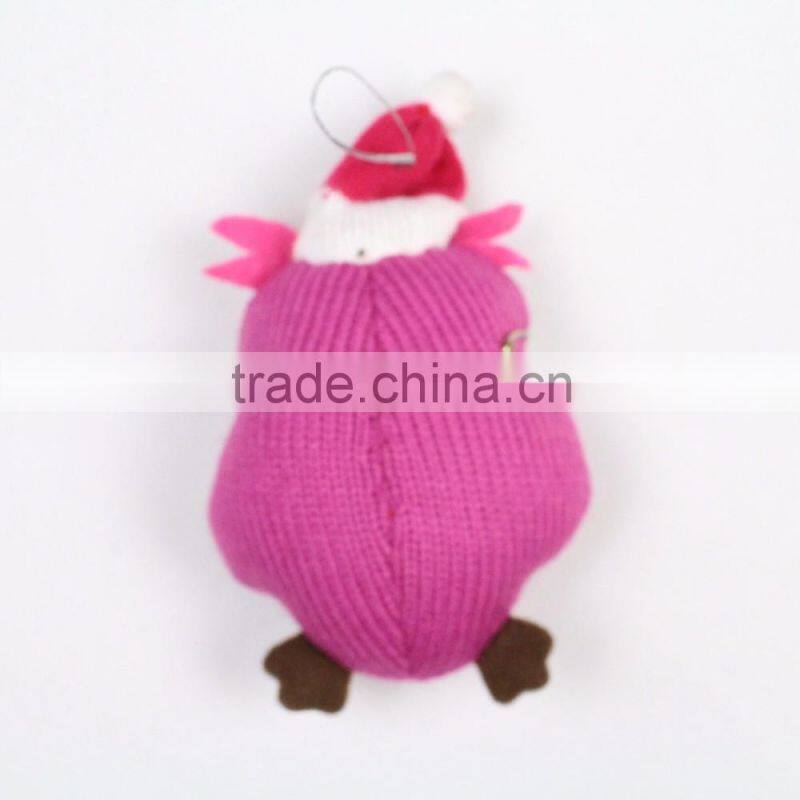 Directly from factory china cute stuffled littel toy owl knitted plush toys