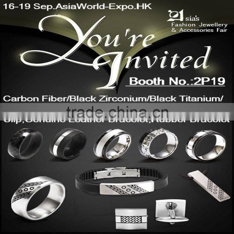 Silver and deep red shiny polish shiny jewelry beads ZH0005