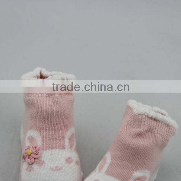 GSB-53 Wholesale custom high quality 100% organic cotton fancy plain baby socks