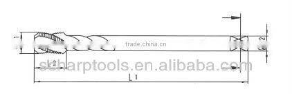 Din374C fine thread machine tap for blind hole