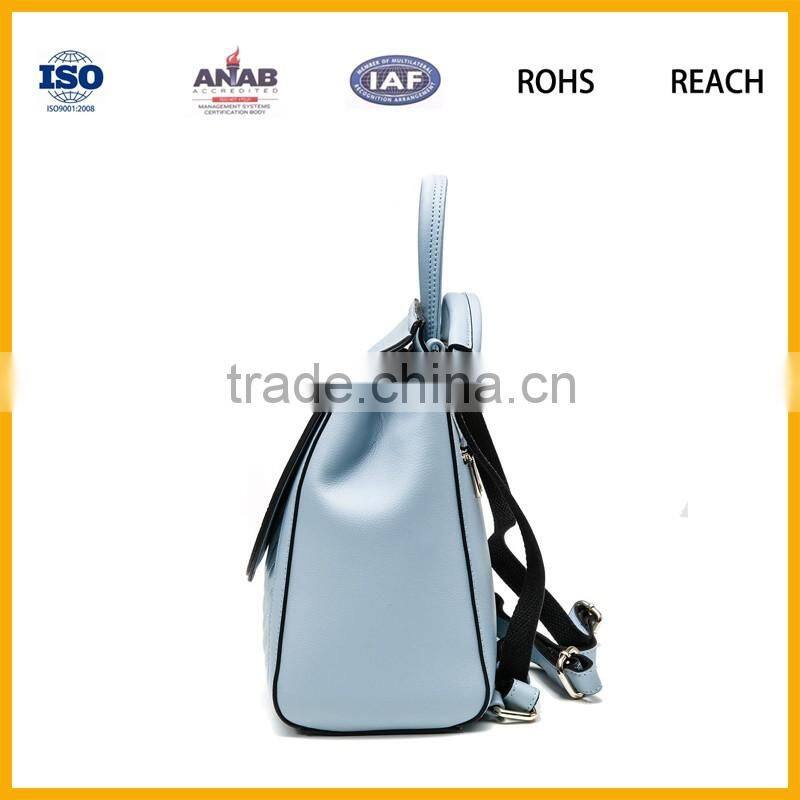 Wholesale Fancy Design Cheap PU Leather Ladies Bag Backpack Leisure Bag