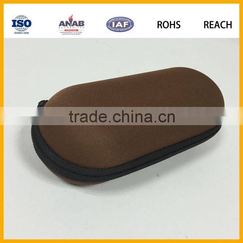 Personalized Cool 600D Hard Cheap Glasses Case with Zipper