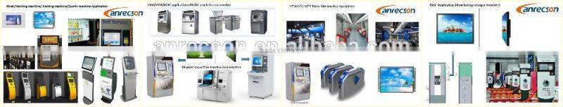 15 inch industrial lcd monitor with VGA+DVI IP65