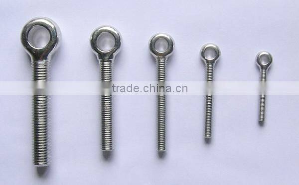 Hardware bolt, carbon steel / stainless steel eye swing bolt