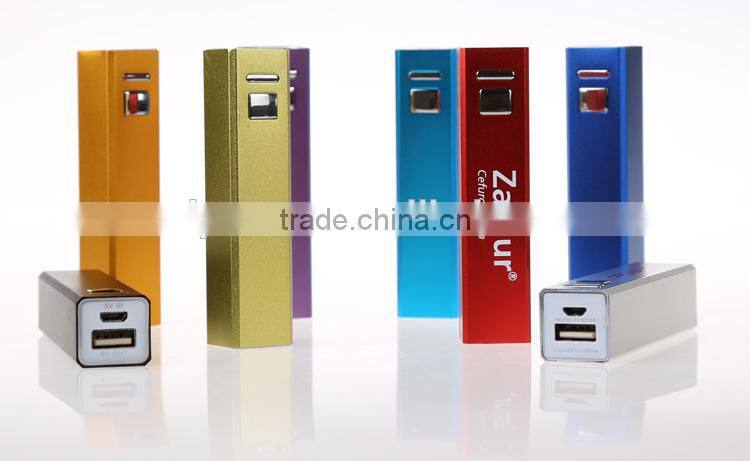 Hot Selling Portable Power Bank Colourful Fashion Power Bank 2600MAH