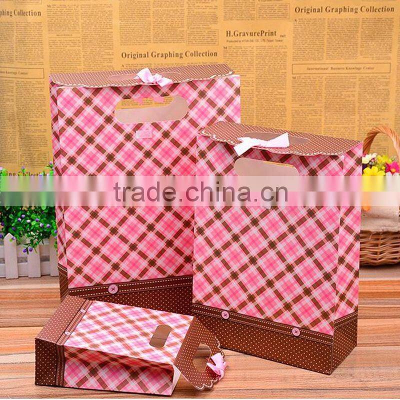 Paper bag plant popular 2016 hot sell various kraft paper gift bag printing for birthday
