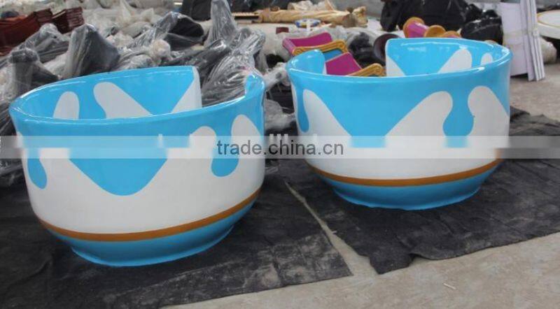 6 Cups Tea Cup Rides For Sale, Rotating Tea Cup Rides, Portable Tea Cup Rides Amusement