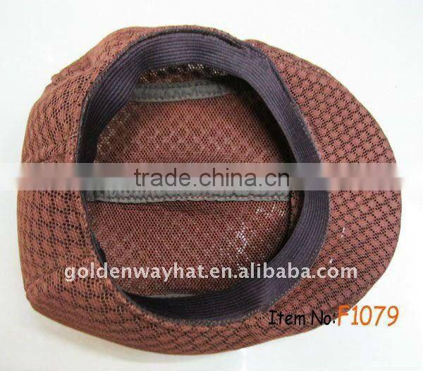 Fashion White Peaked Cap ivy fabric hats casquette cheap for promotion