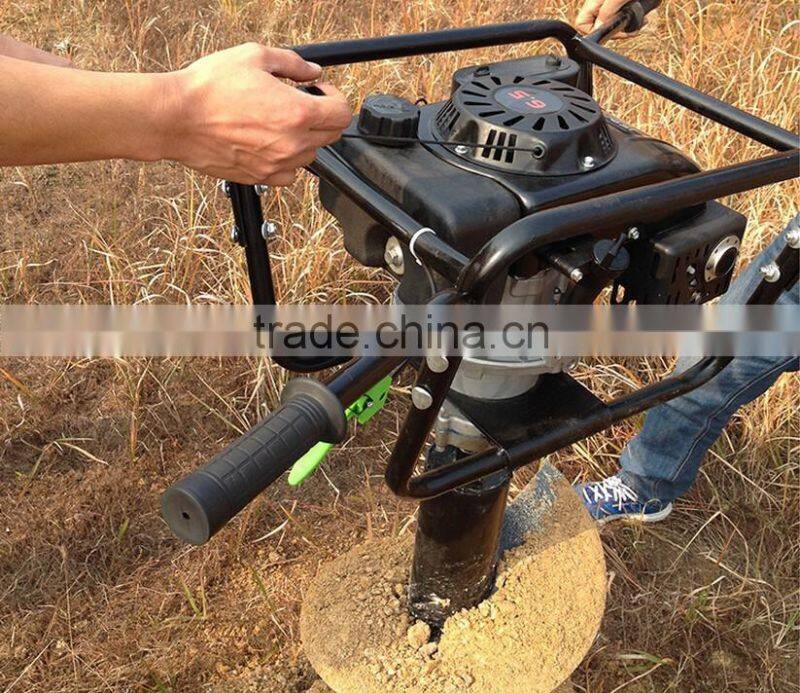 New type four-stroke powered earth auger drill