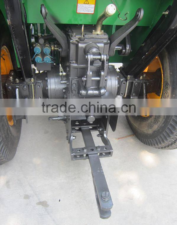 New Condition 85hp 4WD tractor with Front End Loader and Back Hoe