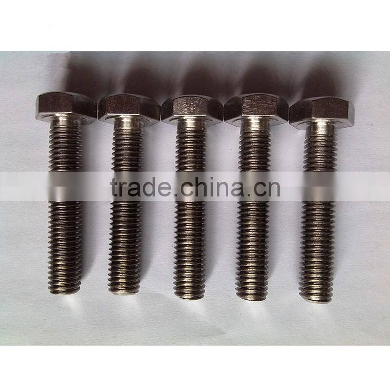 duplex 2507 stainless steel fasteners hex bolt asme bolt