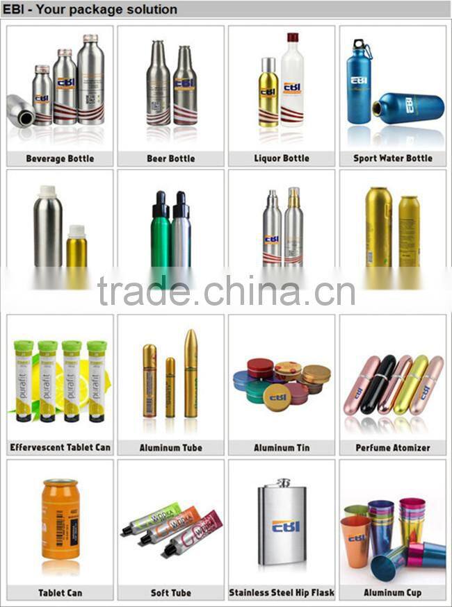 Fancy Aluminum empty ipstick tube container