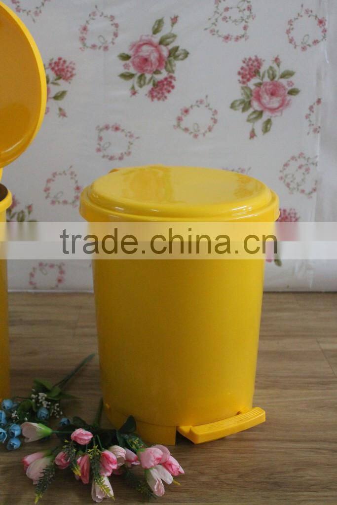 Good quality plastic pedal trash bin, 10 liter waste bin, plastic foot pedal waste bin, waste paper bin, garbage waste bin