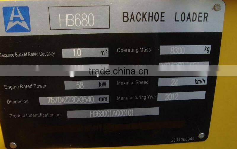 backhoe loader for sale HB680