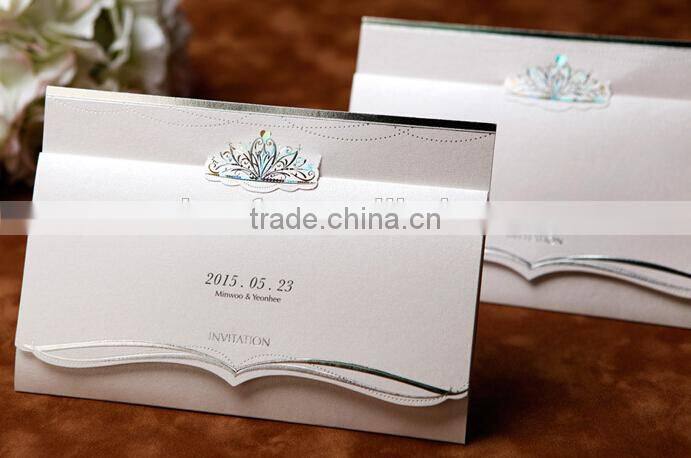 Crown China wedding invitation