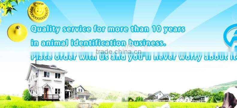 Smart TPU plastic ear tags for cattle RFID Ear tag