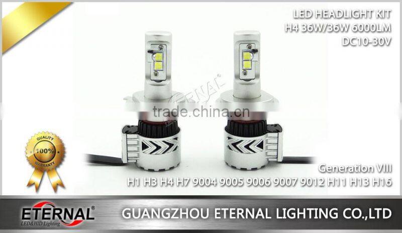 12000lm high lumen auto led bulb H1 H3 H4 H7 H11 9005 9006 LED headlight kit for car auto motorcycle 4x4 truck vehicles