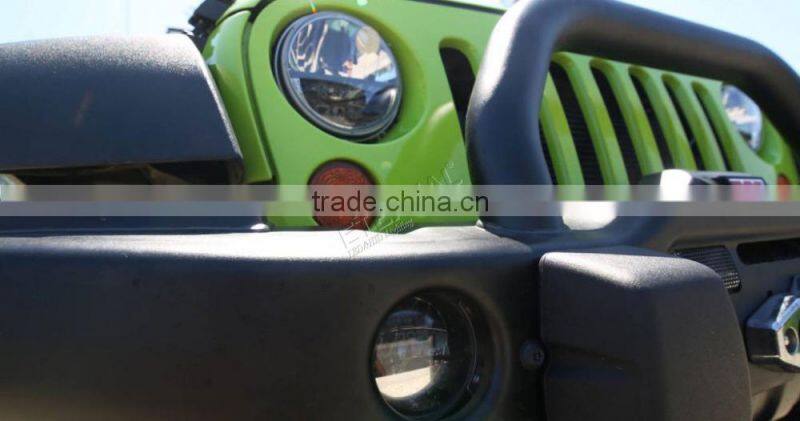 60W Jeep Wrangler offroad Rubicon motorcycle round 7 inch LED headlight Jeep CJ TJ YJ WJ XJ MJ headlamp