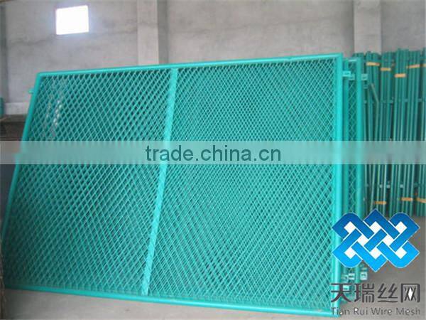 spray paint expanded metal mesh