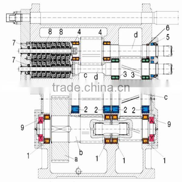 High Speed Reduction/Transmission Gearbox for Extruder