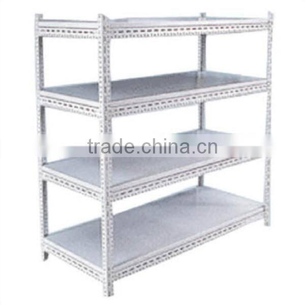 Cheap factory wall steel goods shelf racking with four layers for hot sale